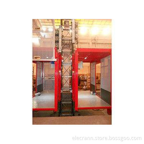 Single / Double Car 2700kg Industrial Elevators with Mast H